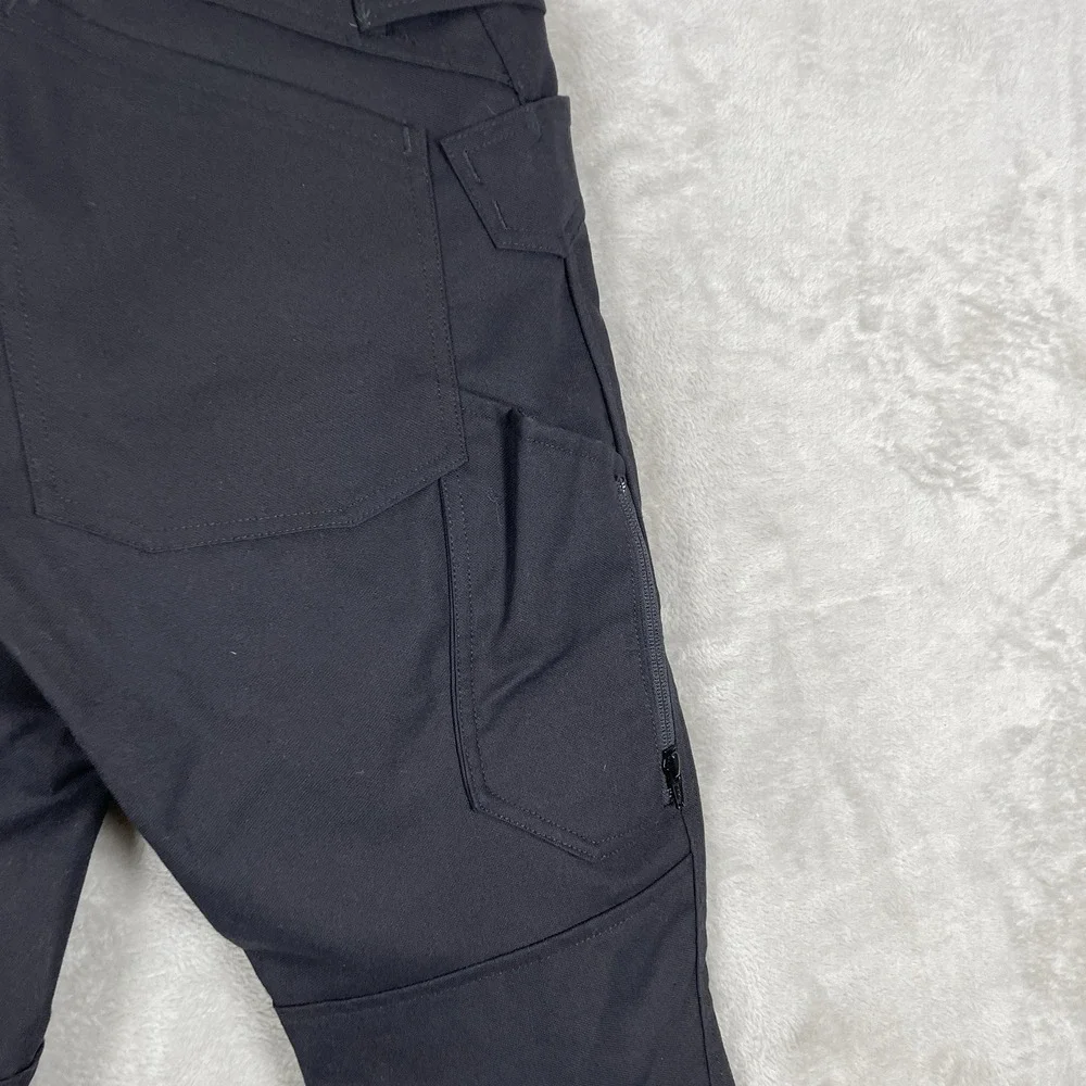 1620 Workwear Black Pants Mens 32 (fits 30x27) Made in USA Cordura